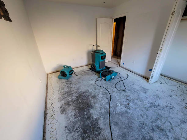 Water damage restoration process in CA
